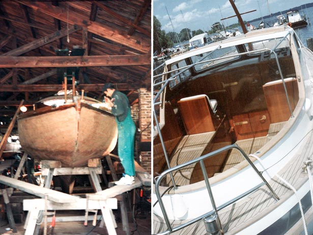 Auftragsarbeiten Holzbootsbau