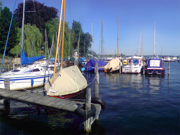 Bootsstände an der Havel